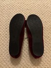 RUGGED BEAR New Girls Size 11 Burgundy Velvet Ballerina Flats With Bow NWOB — photo 3