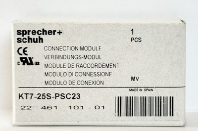 Sprecher Schuh KT7-25S-PSC23 Connection Module 