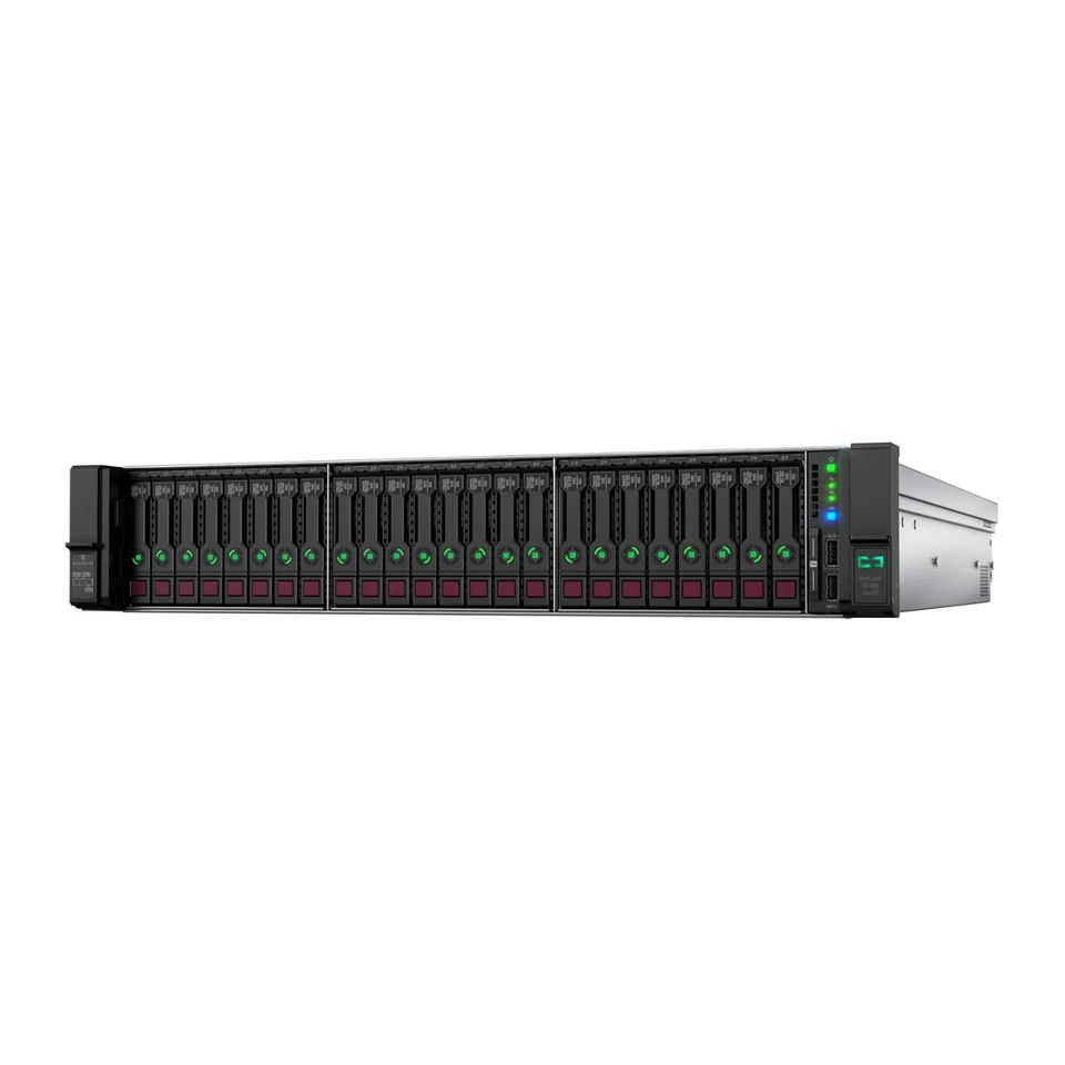HP DL380 G10 16SFF(SATA/NVMe): 2x 12-Core Xeon Gold 5118 128GB RAM Gen10 Server - Immagine 2 di 4