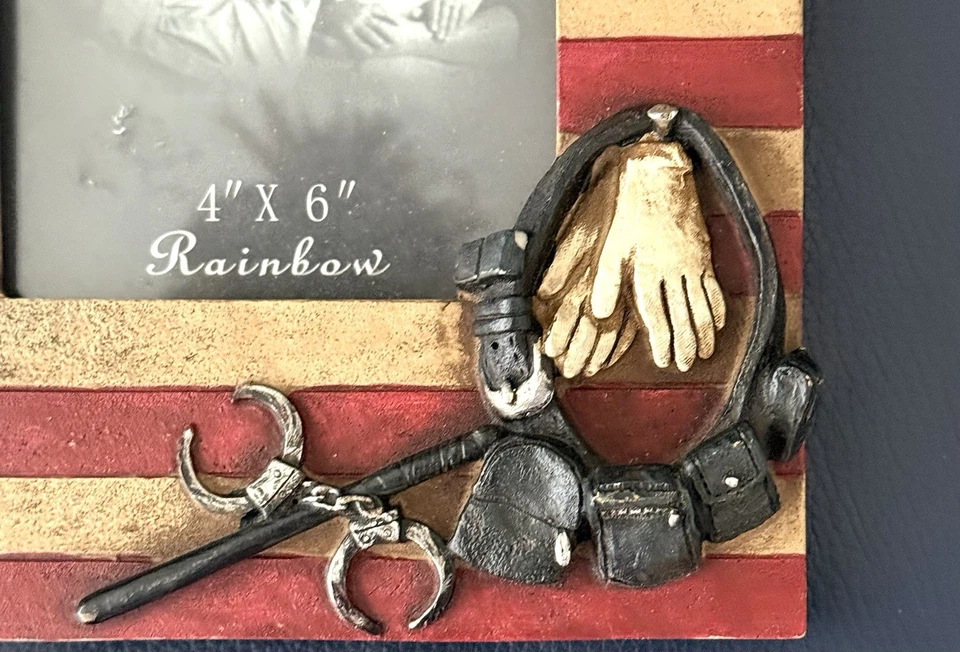 Rainbow Inc Police Officer Theme Picture Photo Frame-9"x 6.5" Holds 4"x6"- AA500 - Image 2 of 4