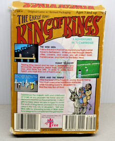 CIB Nintendo NES King Of Kings The Early Years Camel Cover Wisdom Tree 1991 Box