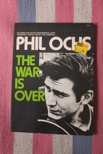 Vintage 1971 Phil Ochs The War Is Over~~ Songbook, Lyrics, Photos, Interviews VG