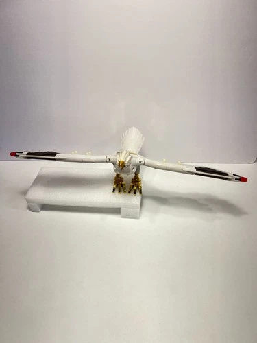 1995 Bandai Mighty Morphin Power Rangers White Ranger Deluxe Falconzord Vintage