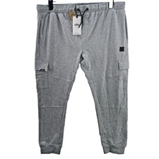 Tokyo Laundry Veyle Cargo Style Cuffed Joggers, Size XXL, Grey Marl, RRP £29.99