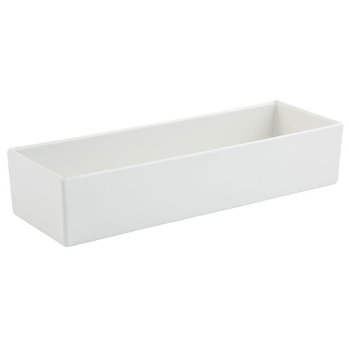 Bon Chef 9511 WHITE Sandstone 80 Oz. Straight Sided Bowl