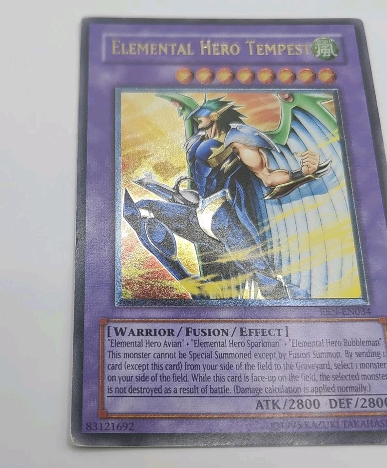 Elemental Hero Tempest - Ultimate Rare EEN-EN034 - MP - YuGiOh - Image 4 of 4