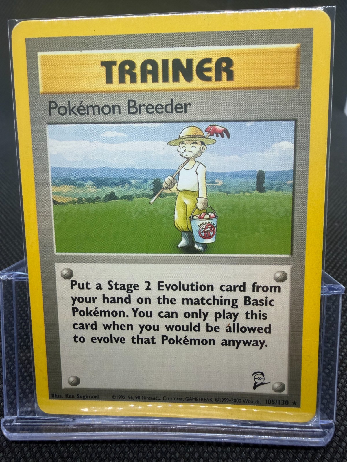 Pokemon - Pokemon Breeder 105/130 - Base Set 2 - Non Holo/LP