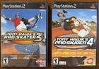 Tony Hawk’s Pro Skater 3 & 4 PS2 PlayStation 2 Bundle CIB Tested Clean