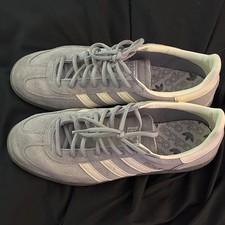 adidas Spezial Mens Gray/White Suede Low Top ...