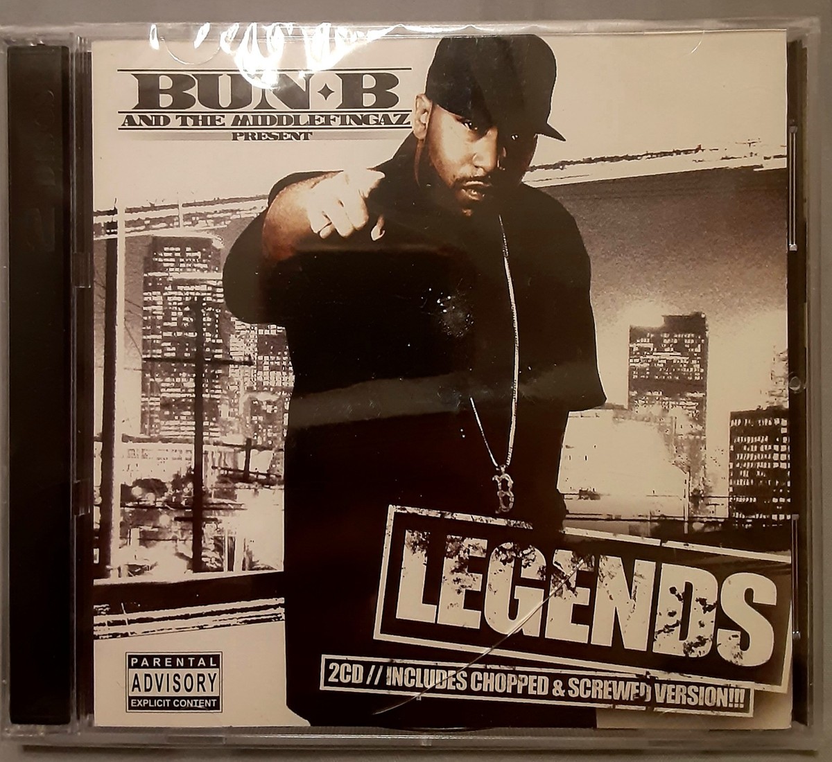 Bun B- Legends ( 2 CD Set) Includes Chopped and Screwed T.I UGK