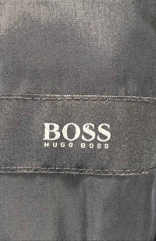 Hugo Boss Einstein/Sigma Black Pinstripe Virgin Wool 2 Piece Suit Men's 44S - Image 3 of 4