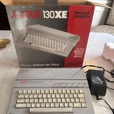 Vintage Atari 130 Xe Personal Computer Keyboard Untested As Is Original Box