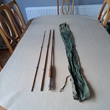 Vintage Split cane fly rod, 9 ft 3 piece with bag