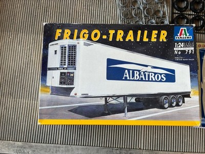 Vintage Italeri Frigo-Trailer, Albatros Scale 1/24, Model Kit #791
