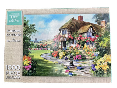 WH Smith Sonnenuhr Cottage von IBD Lizenzierung Puzzle 1000 Teile
