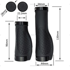 MTB Bike Handlebar Grips PE Rubber Lock On Anti Slip BMX Bicycle Grips