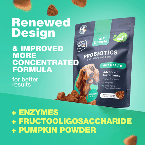 Probiotics for Dogs Support Gut Health Immunity Yeast Balance Itchy Skin - Picture 2 of 9