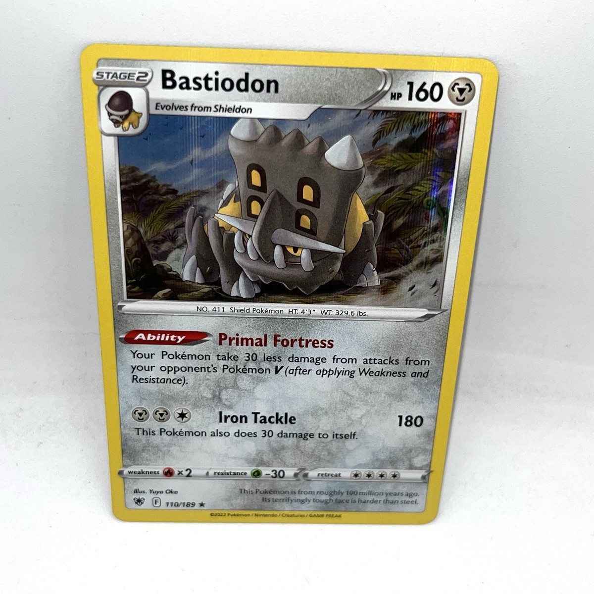 pokemon bastiodon card Bastiodon 110/189 Holo Rare Astral Radiance Pokemon TCG