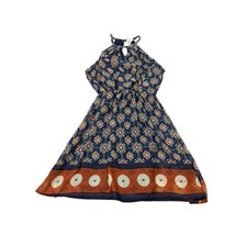Sienna Sky racerback high neck keyhole fit flare knee length dress. Size S. boho