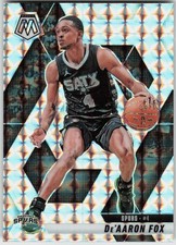 2024 De'Aaron Fox Black 2024 Panini Mosaic #124 NM