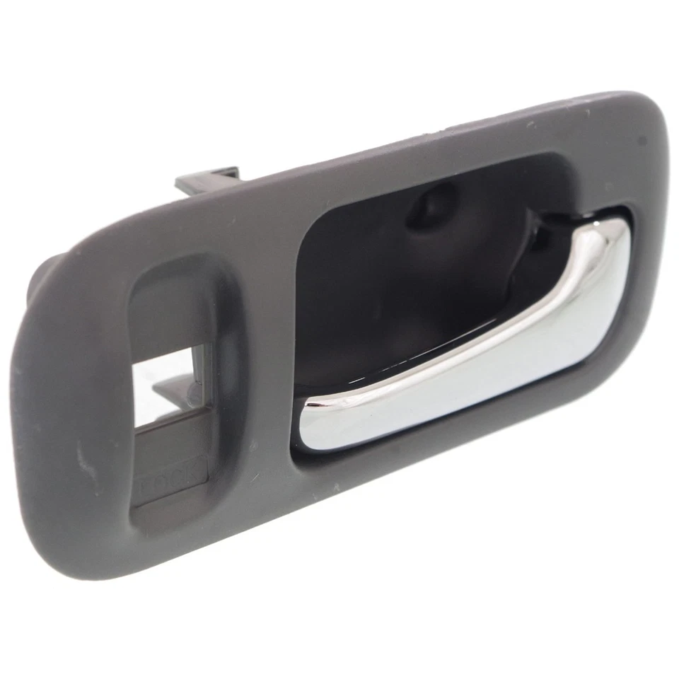 Juego de pares de manijas de puerta interiores gris cromadas delanteras izquierda derecha para 97-01 CRV Odyssey Foto 4 de 4