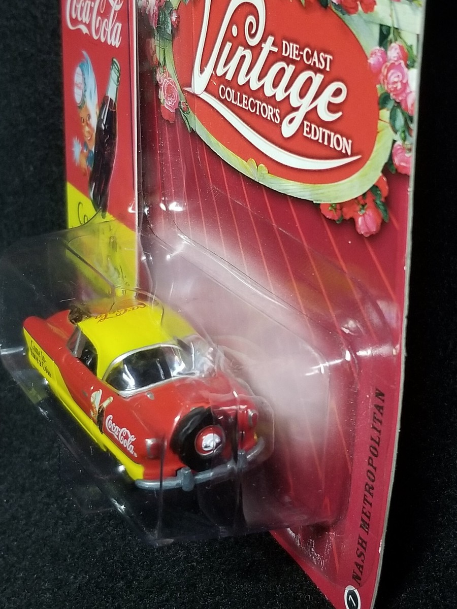 Johnny Lightning Coca Cola Vintage Nash Metropolitan Die Johnny Lightning Coca Cola Vintage Nash Metropolitan Die
