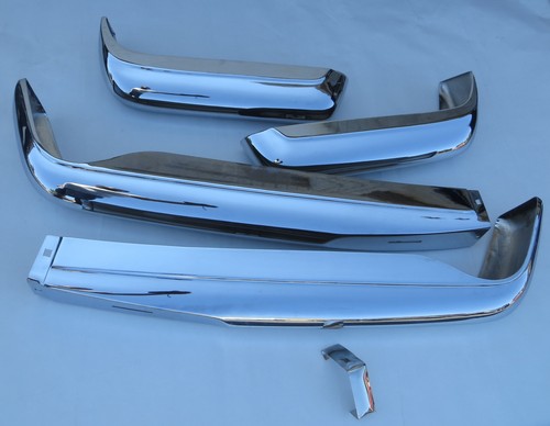 Euro Style Front and Rear Bumper Set fits Mercedes W113 230SL 250SL 280SL Pagoda - Picture 2 of 3