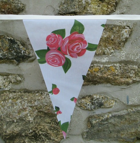 Floral Flowers Pattern Flag Polyester Bunting - Premium Quality - Picture 29 of 39