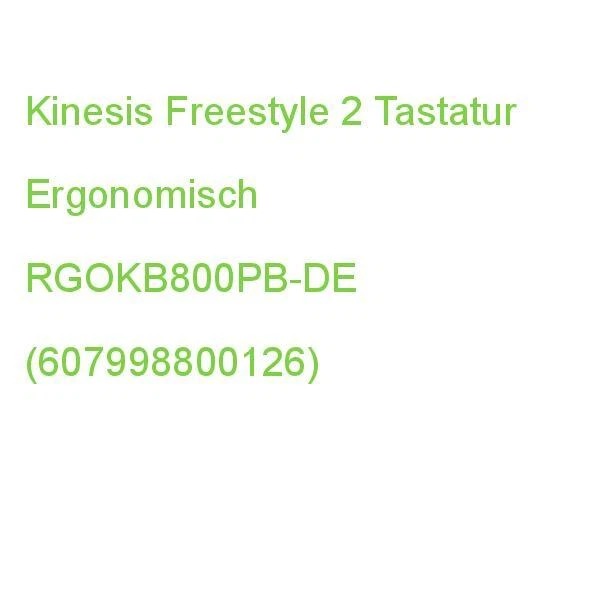 Kinesis Freestyle 2 Ergonomische Tastatur Geteilt, Kabelgebunden Schwarz RGOKB80 - Bild 2 von 2