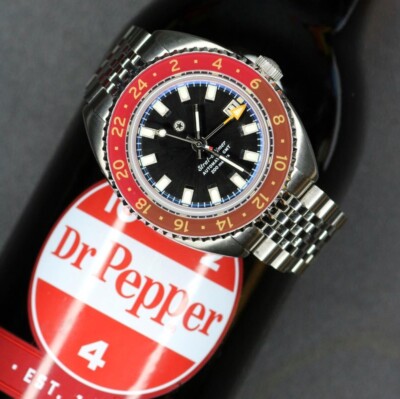 Jack Mason x Dr Pepper Strat o timer GMT Limited Edition Watch