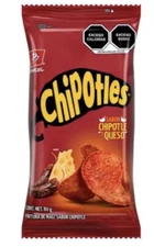 Sabritas Chipotle Queso 65g Box with 5 bags papas snacks autenticas from Mexico