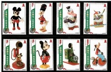 Disney 1995 Sierra Leone - Disney Toys, Complete Set of 8 - MNH