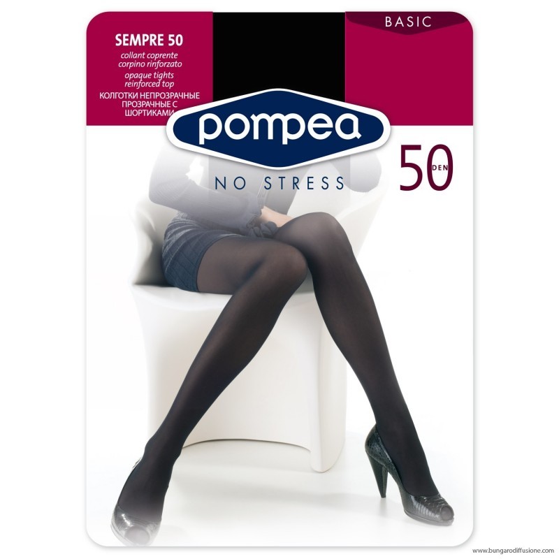 Calze Collant Microfibra Pompea Calze No Stress No-Stress Basic