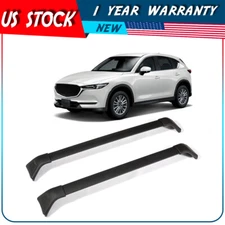Aluminum Black Cross Bar For 2017-2022 Mazda CX-5 CX5 Roof Rack Luggage Carrier