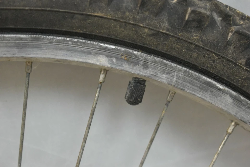 Переднее 26-дюймовое колесо и ступица горного велосипеда Weinmann 519 серебристые OLW100 18 мм 36S AV серебристые - Изображение 4 из 4