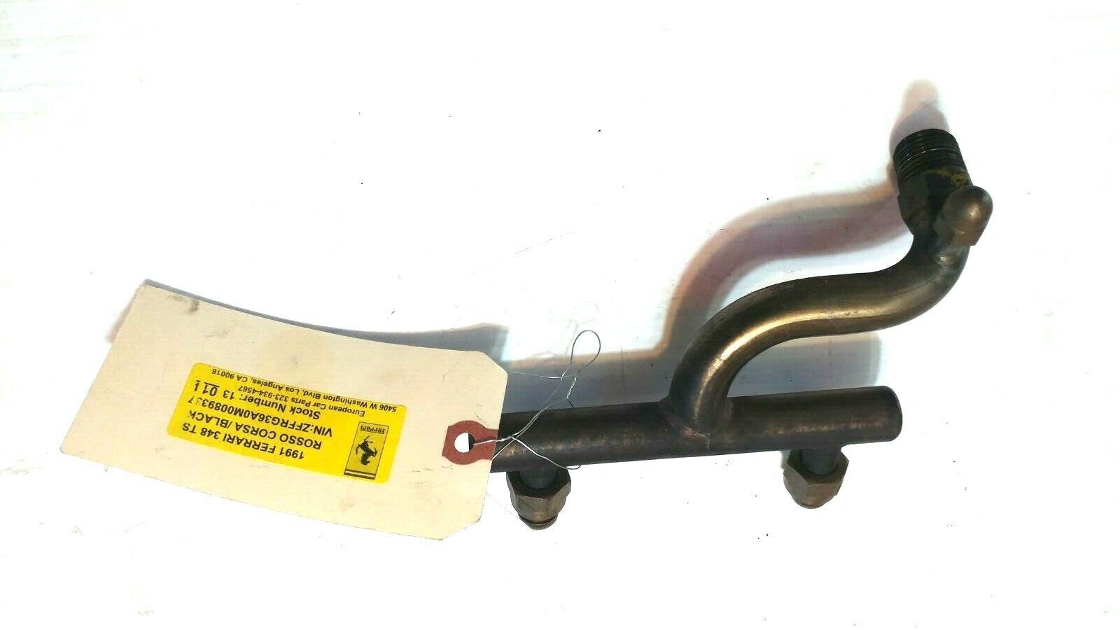 FERRARI 348 PARTS  air injection 147179 RH CENTRAL AIR INLET PIPE rear