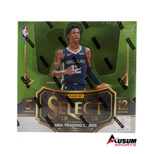 2019-20 Panini Select Basketball NBA Sealed Trading Cards 12-Pack Hobby Box