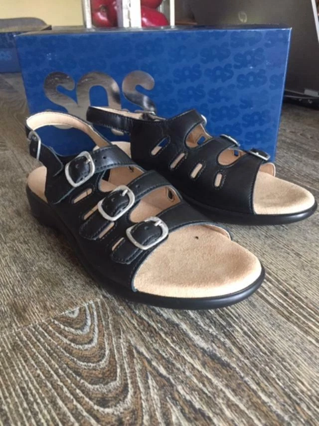 Women s SAS Mystic sandal in black