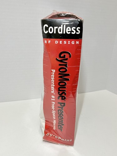 Computer Cordless Mouse Gyropoint Gyromouse Pro Presenter NOS Vintage Sealed - Picture 5 of 10
