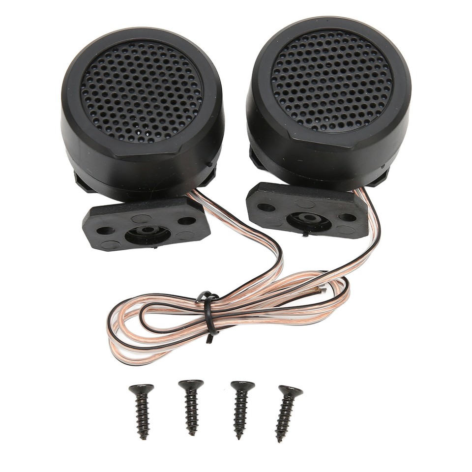 2pcs Dome Tweeter Vehicle Stereo Speaker 500 Watt Power High Efficiency