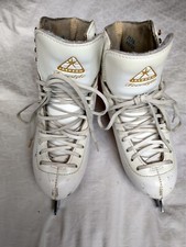 Jackson Freestyle 4 1/2 C Leder Mädchen Ice Figure Skates Boots Mirage 9 Blades