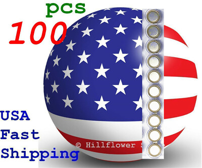 100 pcs AG10 TT LR1130 389A LR54 G10 Bulk 1.5V 0% Hg Alkaline Battery