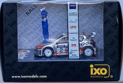 IXO 1:43 RAM095 Peugeot 206 WRC 1st 2002 Australia #2 Gronholm & Rautiainen New - Picture 2 of 6