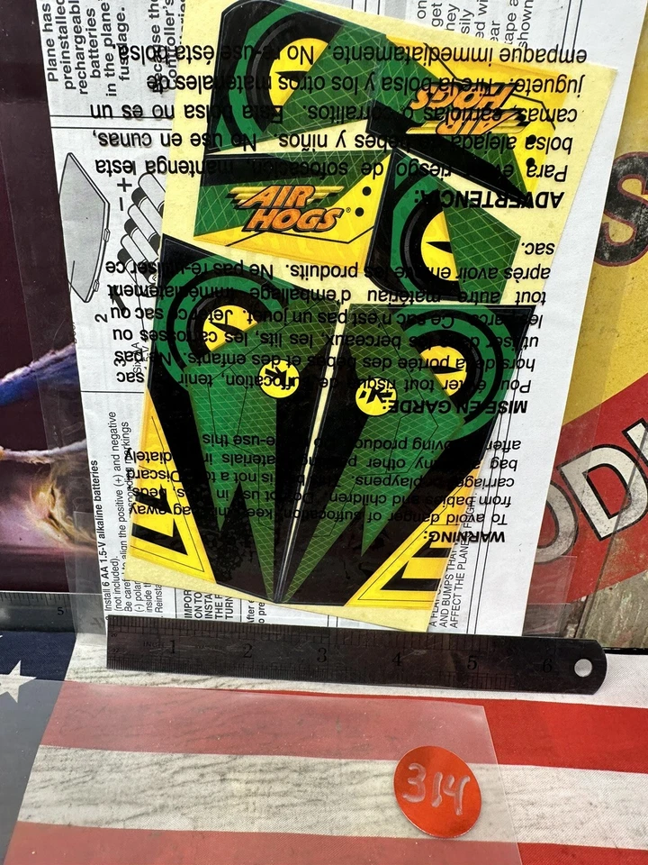 Air Hogs RC Plane: DECALS and MANUAL NEW USA SHIP - Image 4 of 4