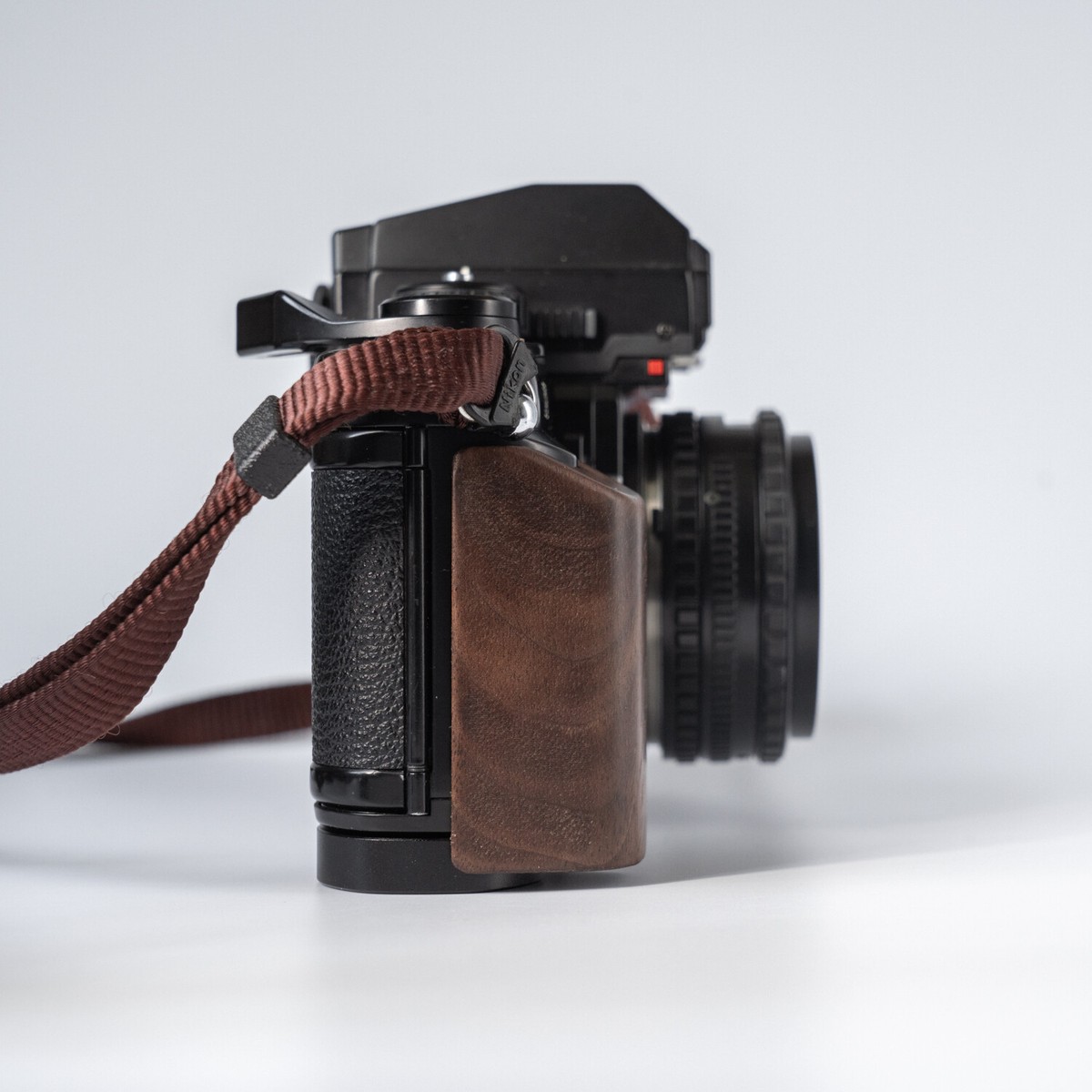 NIKON F3 F3hp F3T ハンドル Amazon | ウッド L ハンドグリップ F3 F3HP F3AF F3T カメラ