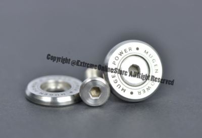 2X MUGEN POWER 75700-XG8-K0S0 License Plate Frame Bolts Screws