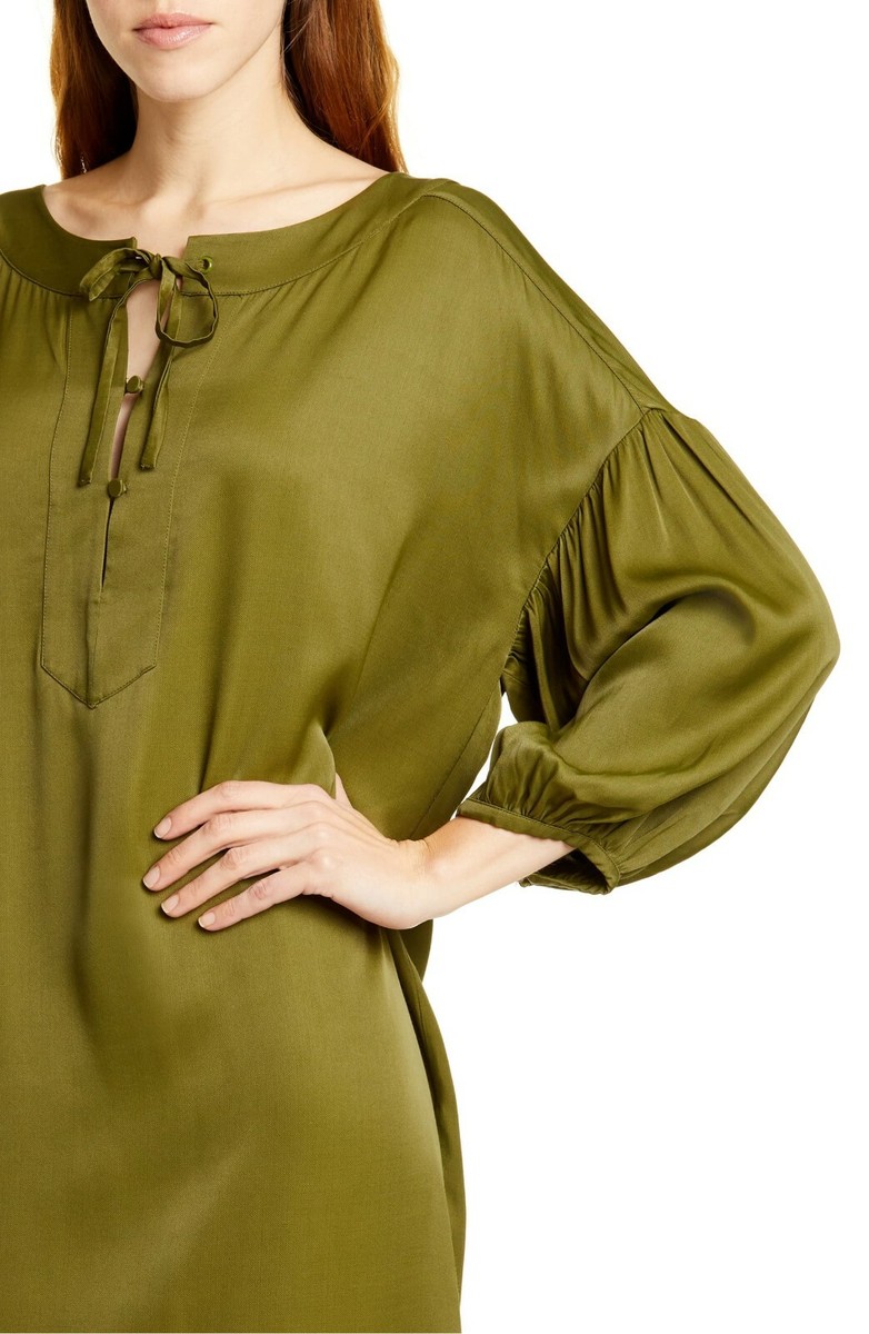 rodebjer green dress The Icaria wrap dress