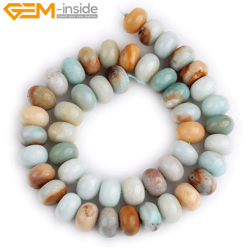 Rondelle Natürlicher Amazonit Stein Zwischenring Schmuck Herstellung Perlen 15 Zoll Größe Auswahl - Bild 20 von 31