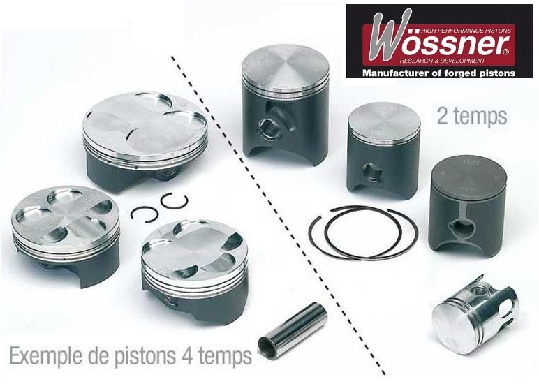 Piston forgé Gas Gas TXT 300 Pro anti-perte compression Woessner Tecnium 78,98mm