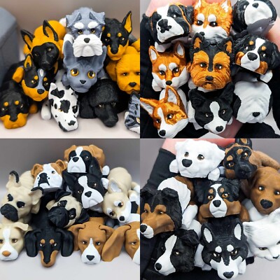 Dog Breeds Flexi Articulated 3D Printed Novelty Collectable Keychain or Figure